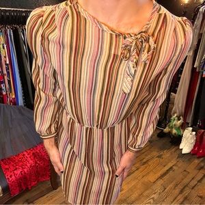 Striped dress vintage